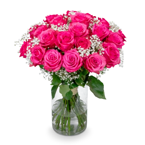 Kytice růžových růží